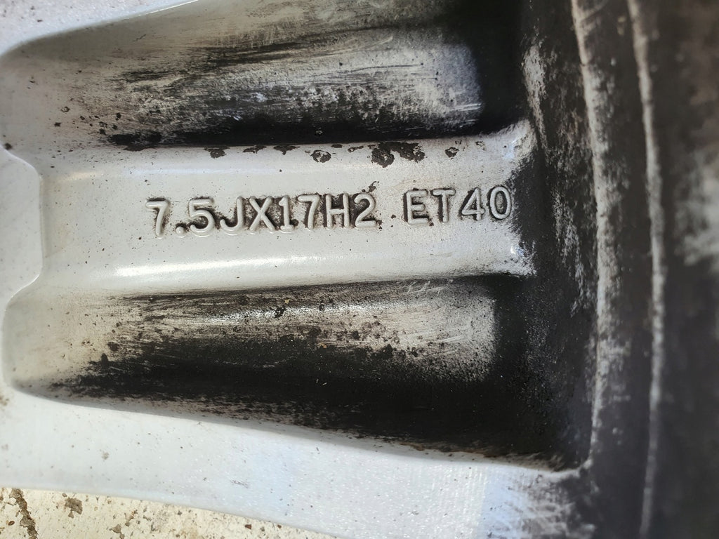 1x Alufelge 17 Zoll 7.5" 5x112 40ET A2134011200 Mercedes-Benz Rim Wheel