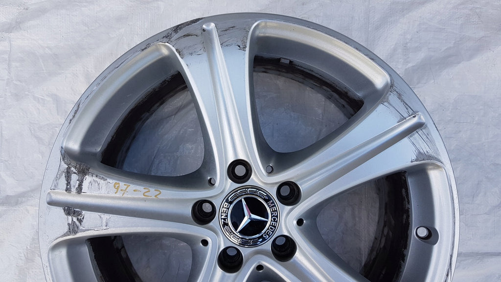 1x Alufelge 18 Zoll 8.0" 5x112 43ET Glanz Silber A2134011400 Mercedes-Benz W213