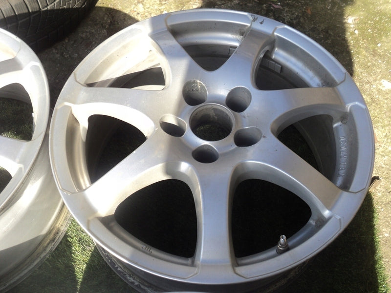 4x Alufelge 17 Zoll 7.5" 5x112 28ET Glanz Weiß Skoda I Rim Wheel FEL5368207646gb