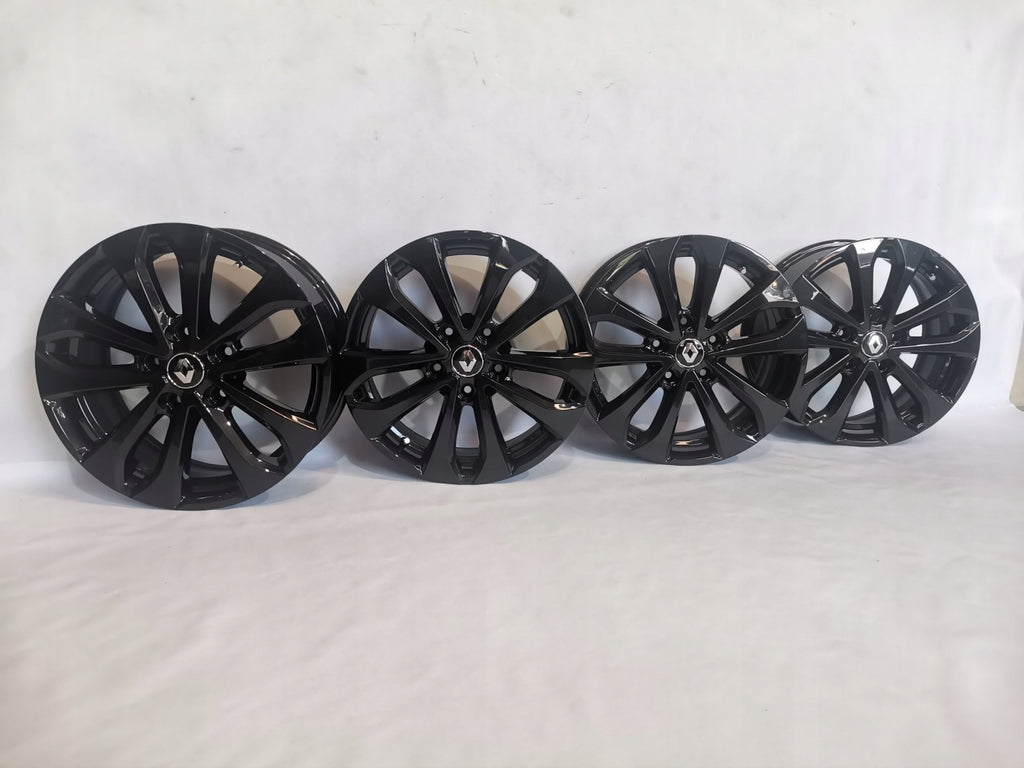 4x Alufelge 16 Zoll 6.5" 5x114.3 44ET Schwarz 403005287R Renault Megane Talisman FEL3700319421tm