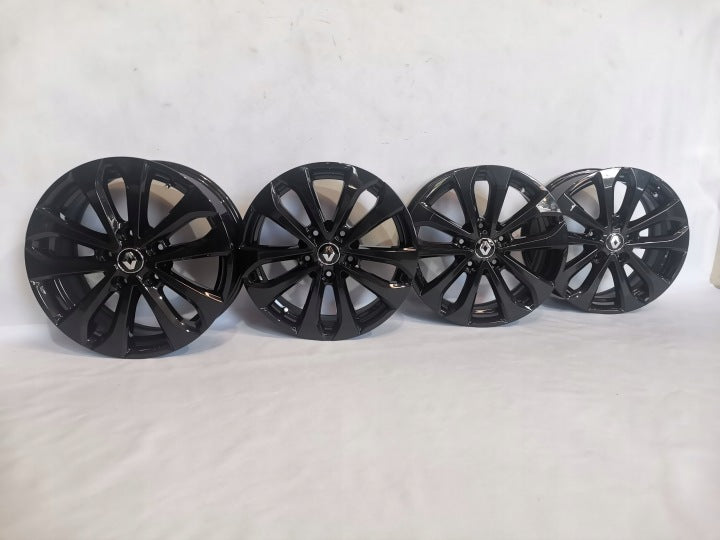 4x Alufelge 16 Zoll 6.5" 5x114.3 44ET Schwarz 403005287R Renault Megane Talisman FEL3700319421tm