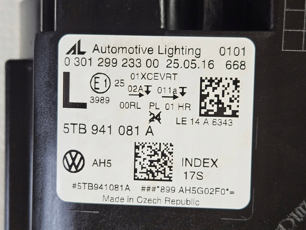 Frontscheinwerfer VW Touran 5TB941081A LED Links Scheinwerfer Headlight