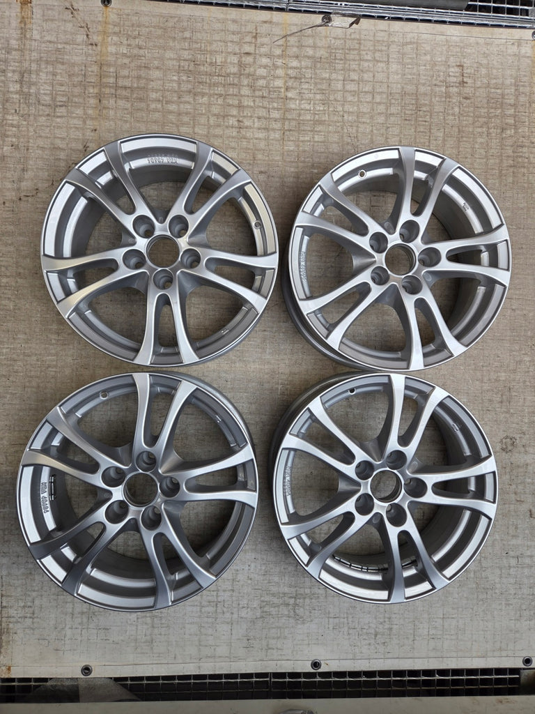 4x Alufelge 16 Zoll 6.5" 5x114.3 38ET Glanz Silber TU65638B81 Rim Wheel FEL8496384612qc