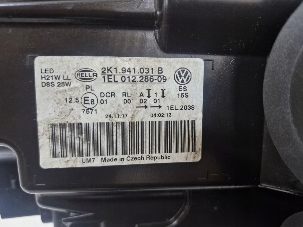 Frontscheinwerfer VW Caddy 2K1941031B Xenon Links Scheinwerfer Headlight SCH8659589960wp