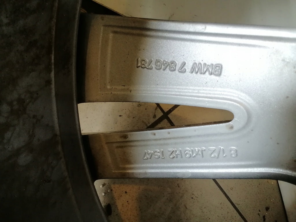 1x Alufelge 19 Zoll 8.5" 5x120 47ET 7846781 BMW 3 F30 F31 Rim Wheel FEL2947517404tg