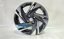 Laden Sie das Bild in den Galerie-Viewer, 1x Alufelge 16 Zoll 6.0&quot; 4x100 50ET Glanz Schwarz 52910Q0200 Hyundai I20 III Mg