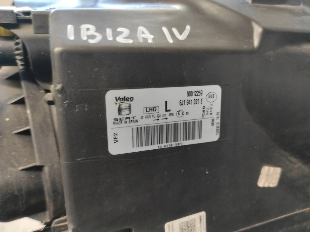 Frontscheinwerfer Seat Ibiza I 6J1941021E Links Scheinwerfer Headlight SCH6350156462ce