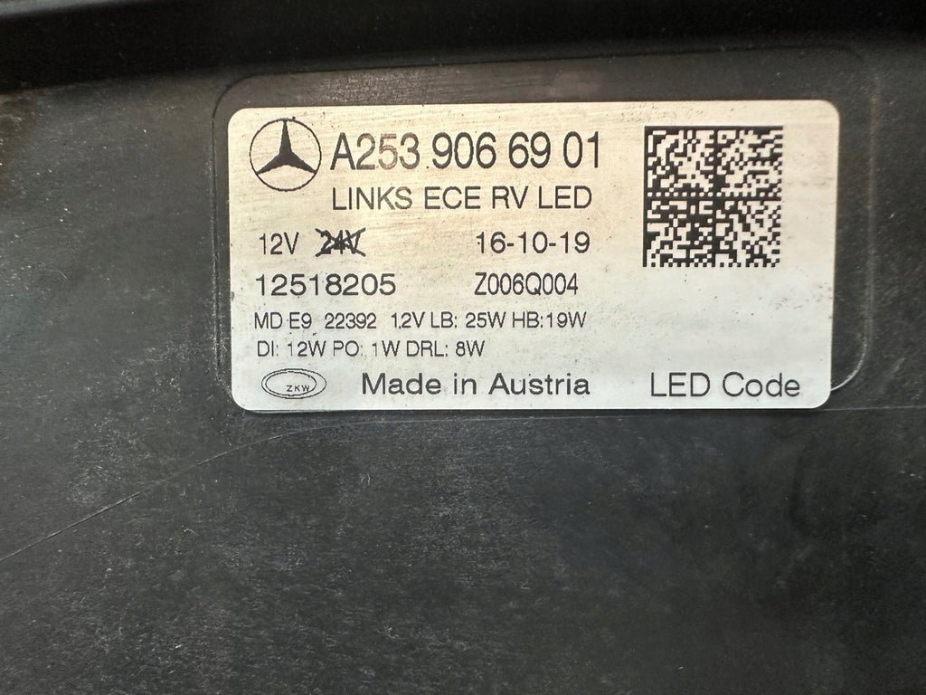 Frontscheinwerfer Mercedes-Benz Glc C253 X253 A2539066901 LED Links Headlight SCH1051857895hs