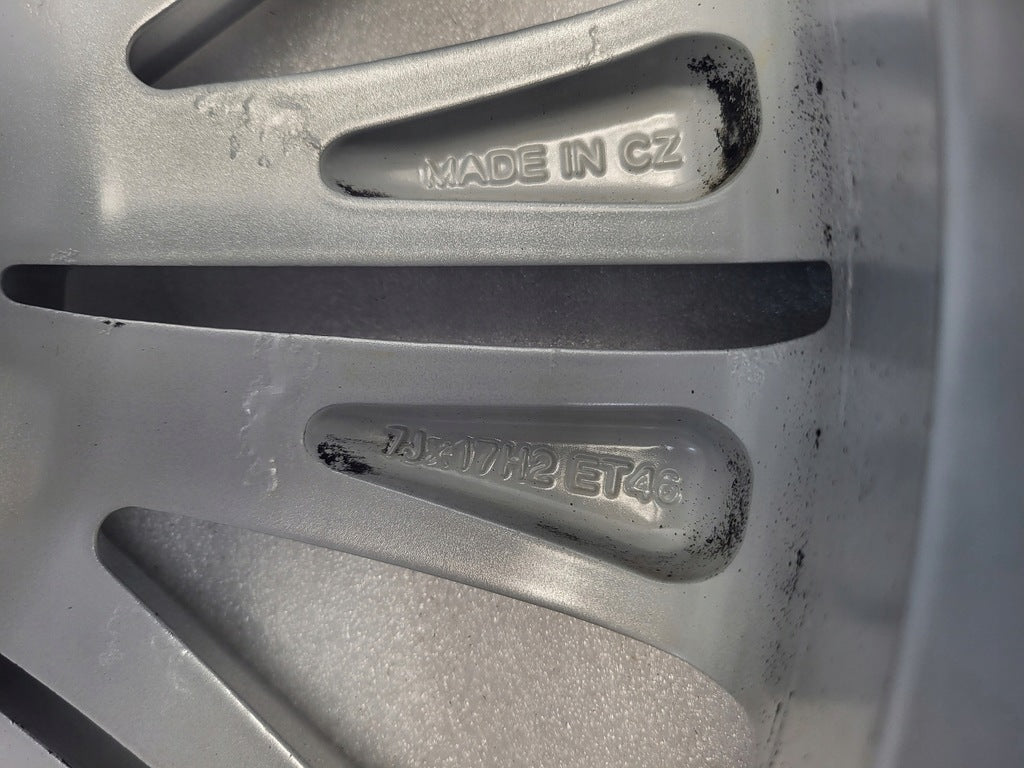 1x Alufelge 17 Zoll 7.0" 5x100 46ET Glanz Silber 6JA601025E Seat Toledo FEL3694685369zo