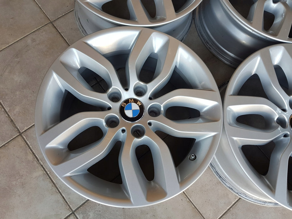 4x Alufelge 17 Zoll 7.5" 5x120 32ET Glanz Silber 6787576 BMW X4 F26 X3 F25 FEL8765526781zb