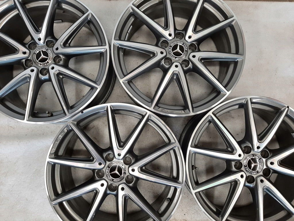 4x Alufelge 18 Zoll 8.0" 5x112 48ET A1764010800 Mercedes-Benz Cla Amg Rim Wheel FEL8489115012sa