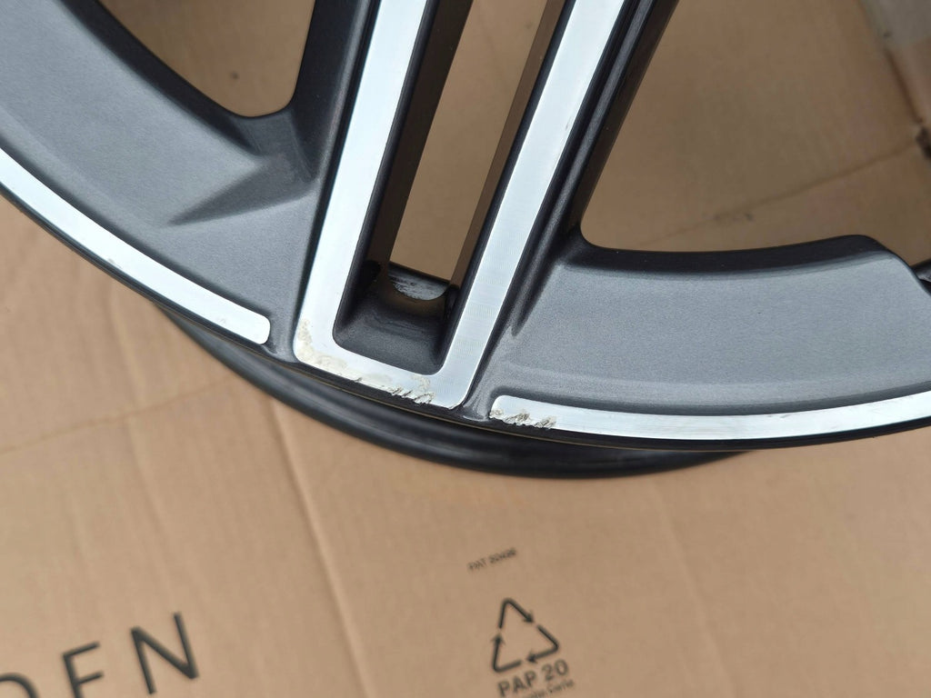 1x Alufelge 18 Zoll 7.5" 5x112 44ET Glanz Grau A2054019500 Mercedes-Benz W205 FEL3618456265gn