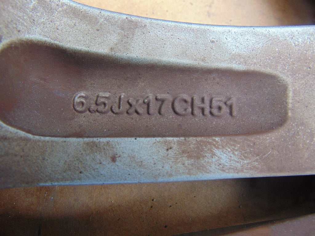 1x Alufelge 17 Zoll 6.5" 5x114.3 Glanz Silber 52910-2Y650 Hyundai Ix35 Rim Wheel