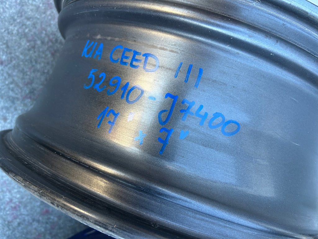 1x Alufelge 17 Zoll 7.0" 5x114.3 52910-J7400 Kia Proceed Rim Wheel FEL7038115827gw