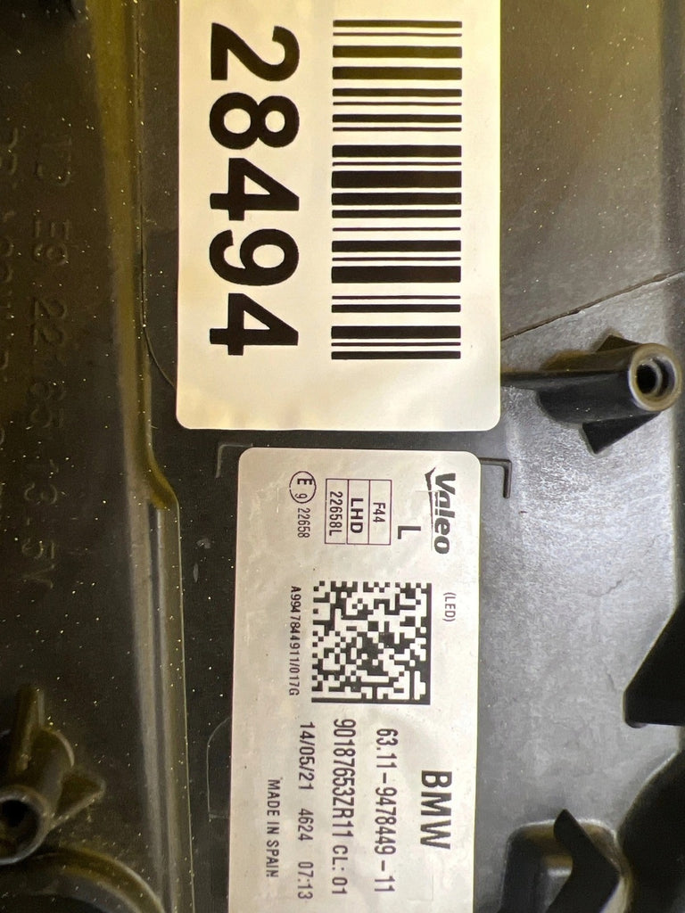 Frontscheinwerfer BMW 2 Coupe F44 9478449-11 LED Links Scheinwerfer Headlight SCH5176518201wg