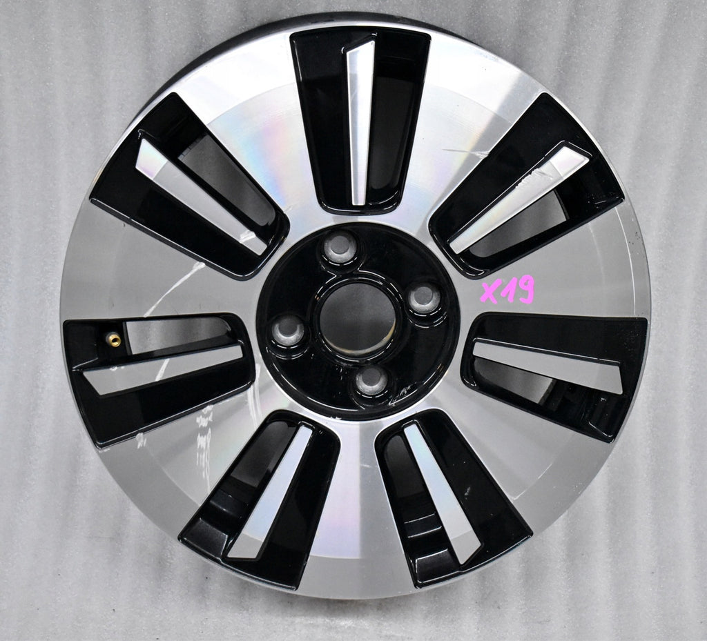 1x Alufelge 15 Zoll 5.0" 4x100 35ET Glanz Schwarz 1S0601025AH VW Up Rim Wheel FEL4229588269im