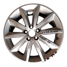 Laden Sie das Bild in den Galerie-Viewer, 1x Alufelge 16 Zoll 7.0&quot; 5x100 46ET Glanz Silber 6JA601025 Seat Toledo Rim Wheel