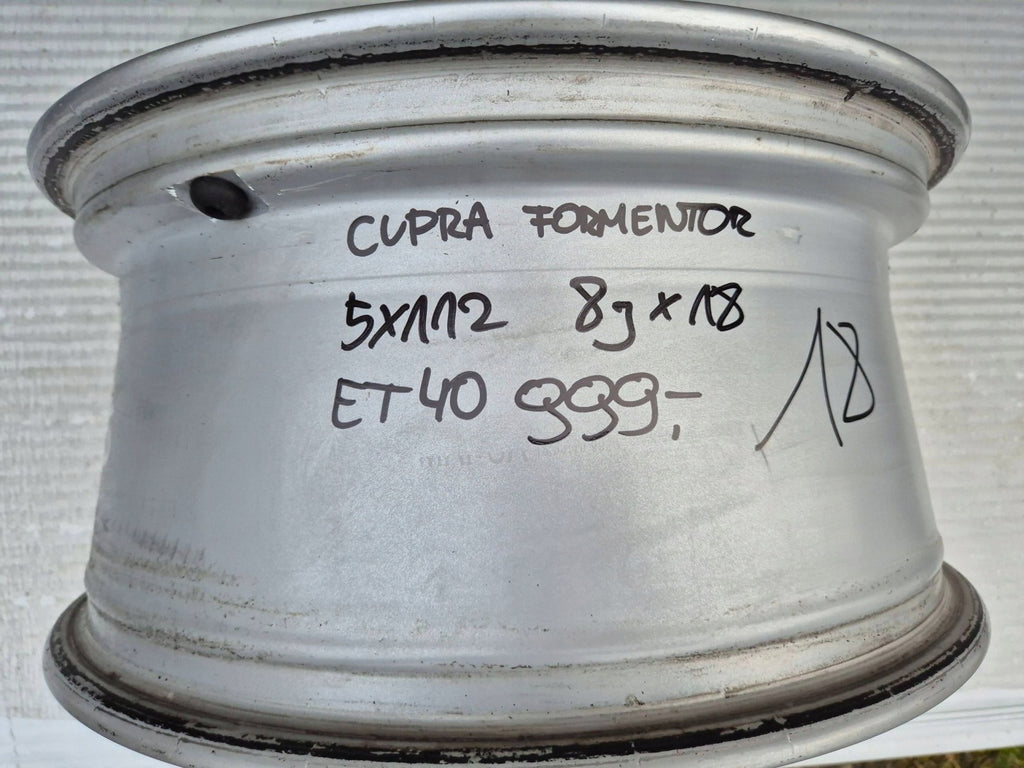 1x Alufelge 18 Zoll 8.0" 5x112 40ET Glanz Silber 5FF601025C Cupra Formentor FEL2335773409lj
