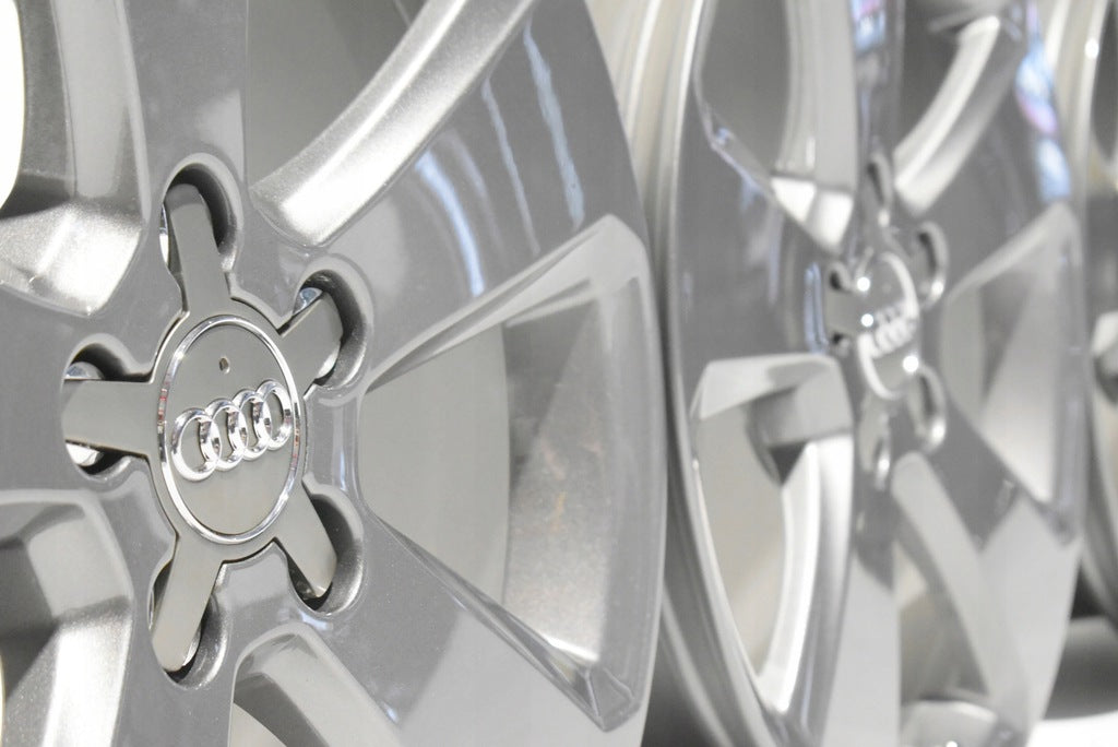 4x Alufelge 17 Zoll 7.5" 5x112 51ET Glanz Grau 8V0601025BK Audi C6 Rim Wheel FEL1698762890te