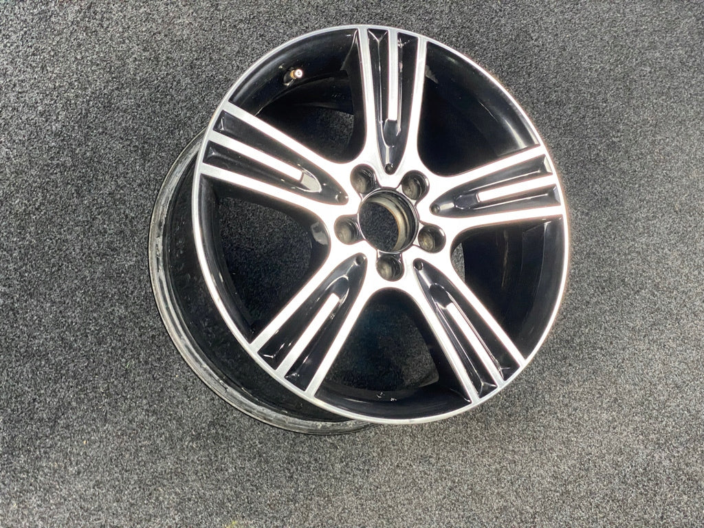 1x Alufelge 17 Zoll 8.5" 5x112 58ET Glanz Silber Mercedes-Benz W204 Rim Wheel FEL8349577697le