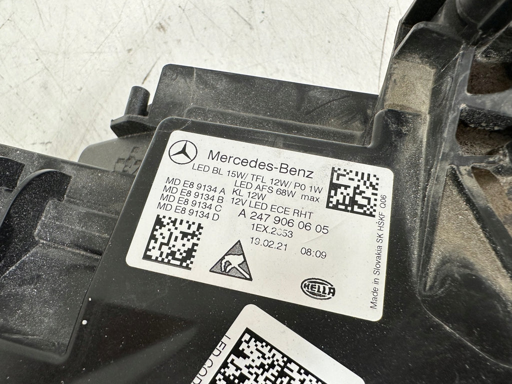 Frontscheinwerfer Mercedes-Benz W247 A2479060605I LED Rechts Headlight SCH9398718268jn