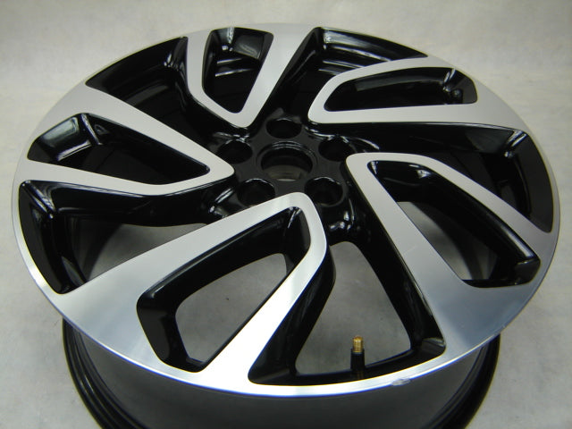 1x Alufelge 19 Zoll 7.5" 5x108 42ET Glanz Schwarz YP00064680 Opel Grandland X