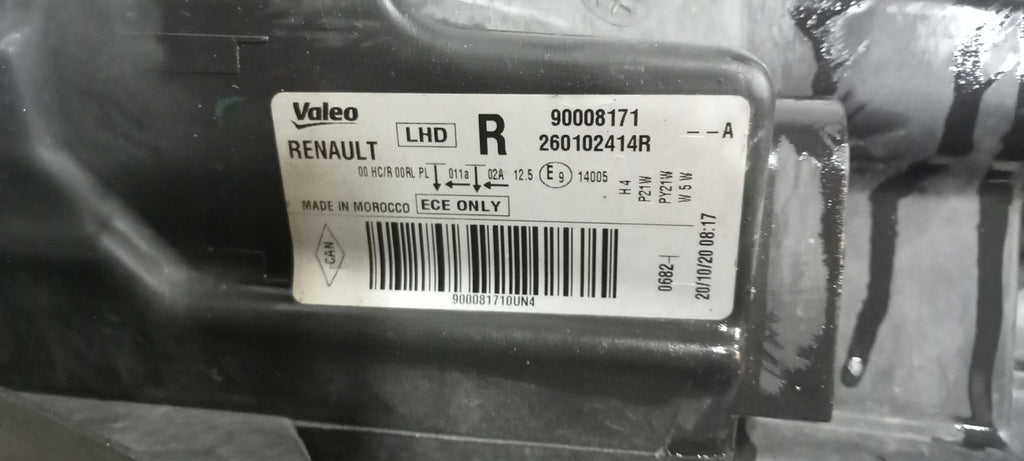 Frontscheinwerfer Dacia Dokker 260102414R Rechts Scheinwerfer Headlight