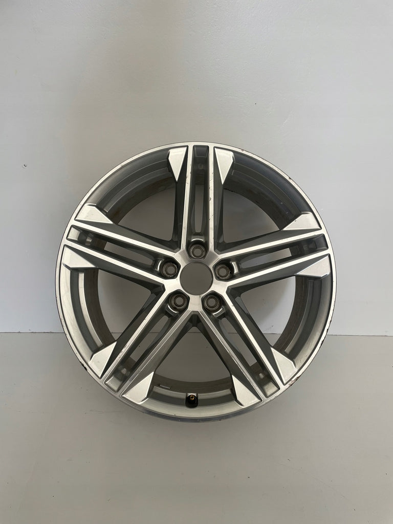 1x Alufelge 19 Zoll 8.0" 5x112 39ET Glanz Silber Audi Q5 Rim Wheel