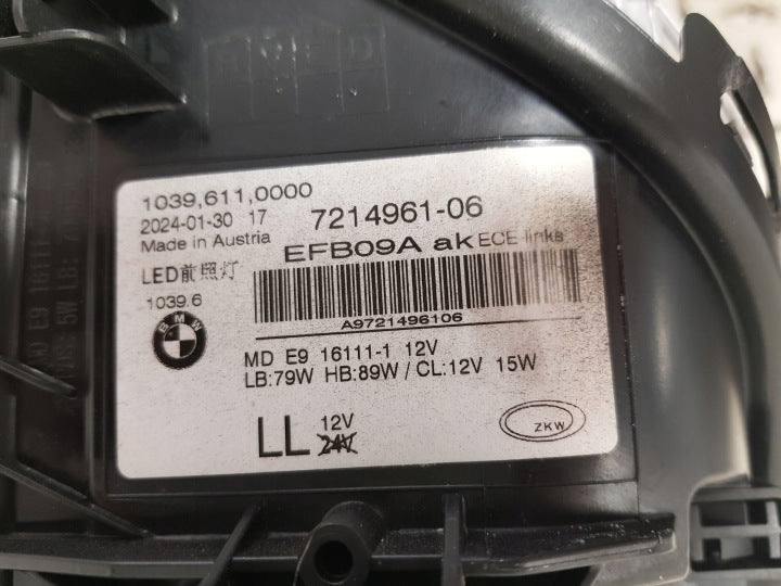 Frontscheinwerfer BMW 5 G31 G30 7214961-06 Full LED Links Scheinwerfer Headlight SCH2700553794uv