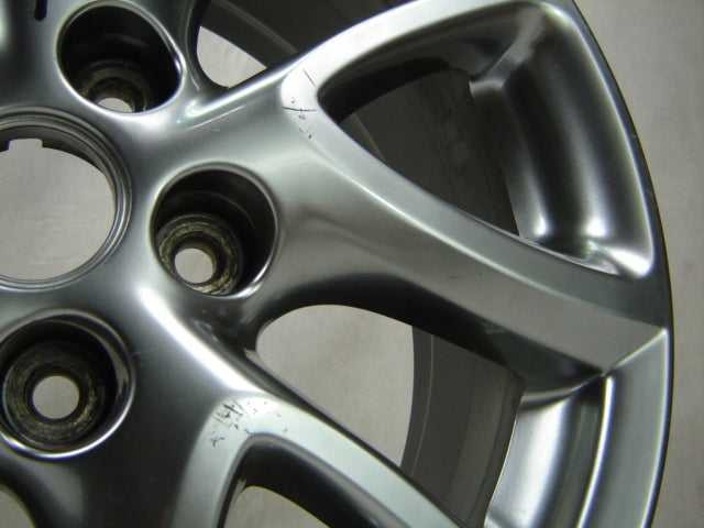 1x Alufelge 17 Zoll 7.0" 5x114.3 52ET Glanz Silber 9965557070 Mazda Cx-5 Cx-3