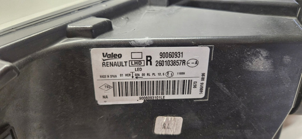 Frontscheinwerfer Renault Megane 260103857R LED Rechts Scheinwerfer Headlight SCH2990256547jn
