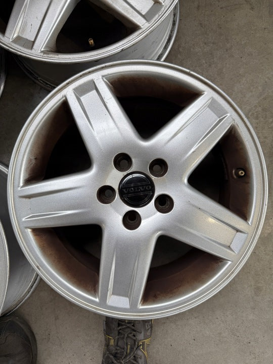 4x Alufelge 16 Zoll 7.0" 5x108 49ET Glanz Silber 30736364 Volvo Rim Wheel FEL3061772186qd