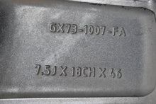Load image into Gallery viewer, 1x Alufelge 18 Zoll 7.5" 5x108 46ET Glanz Silber GX73-1007-FA Jaguar Xe Xf Mg FEL4631086893mp