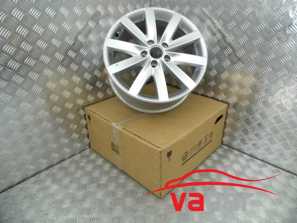 1x Alufelge 17 Zoll 7.0" 5x112 45ET Glanz Silber 5K0601025 VW Passat B7 Golf Vii