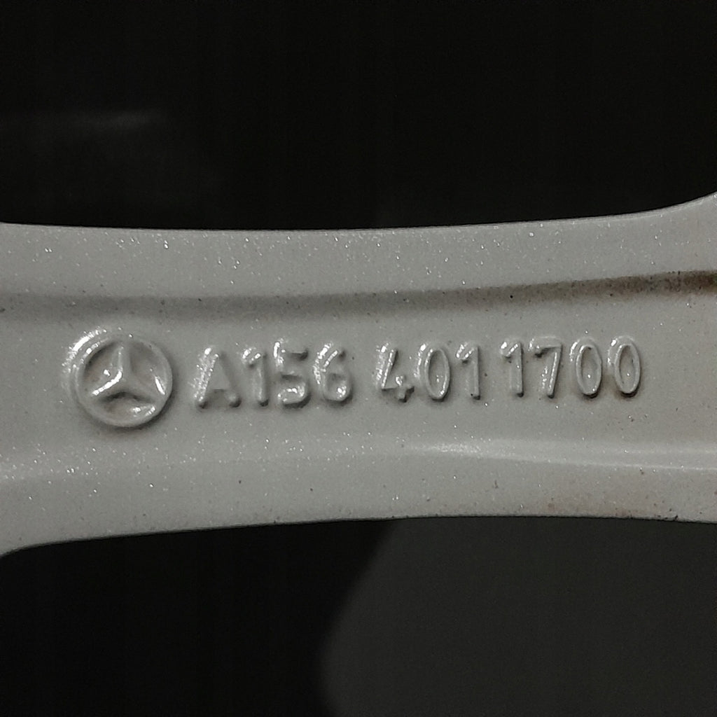 4x Alufelge 17 Zoll 6.5" 5x112 38ET Glanz Silber A1564011700 Mercedes-Benz X156 FEL4541896400fh