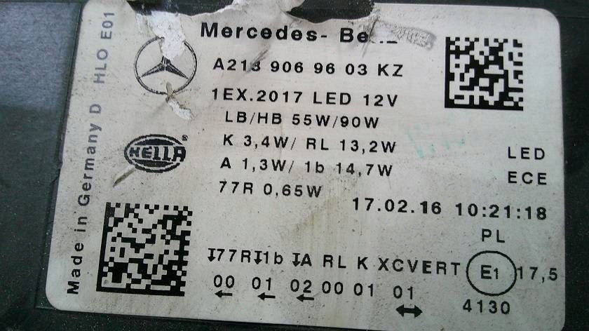 Frontscheinwerfer Mercedes-Benz W213 A2199069603 Rechts Scheinwerfer Headlight SCH9182478348at