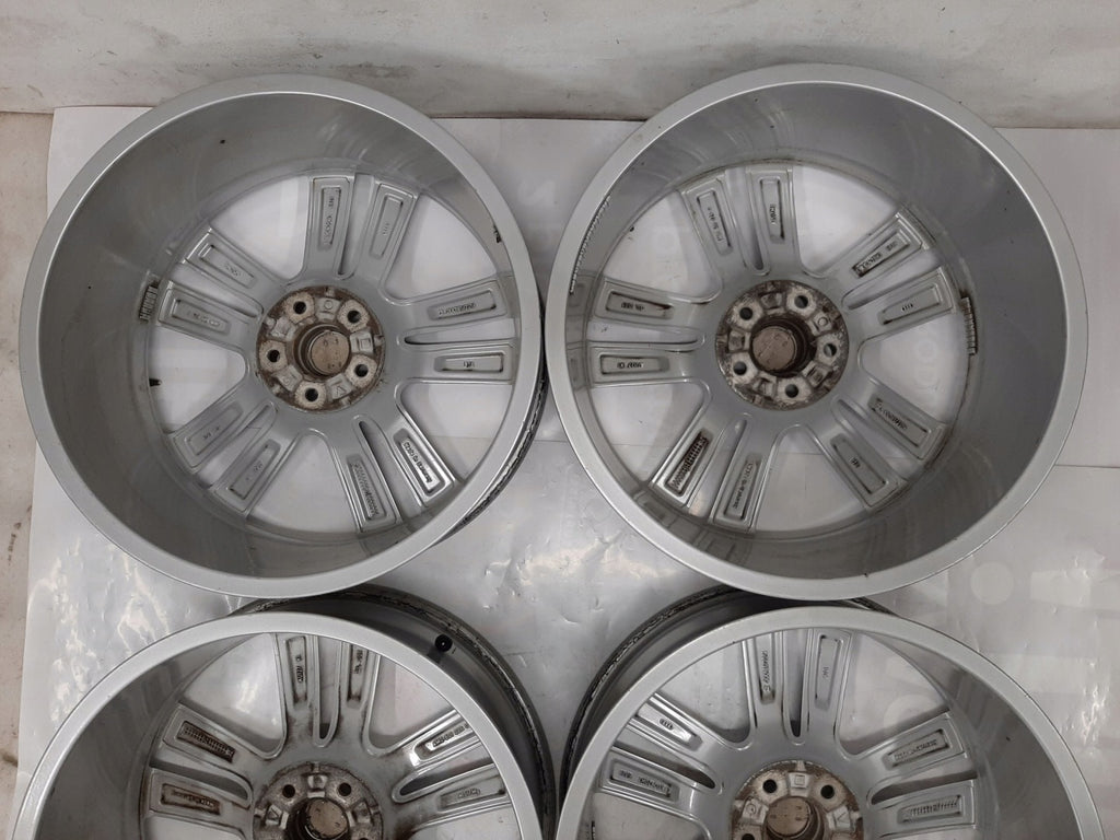 4x Alufelge 20 Zoll 8.0" 5x112 28ET Glanz Silber Audi Q7 Rim Wheel FEL9915999156aj
