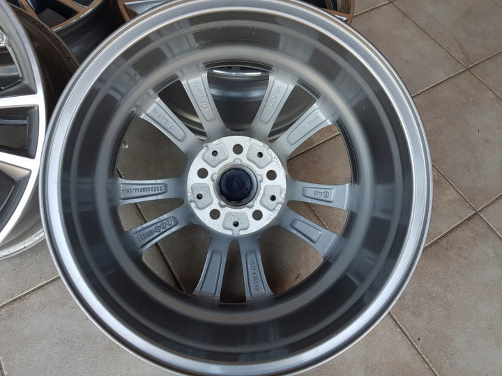 4x Alufelge 17 Zoll 7.5" 5x112 27ET Glanz Grau 6863417 BMW G31 G21 G30 G20 Mg 5 FEL5976003271ww