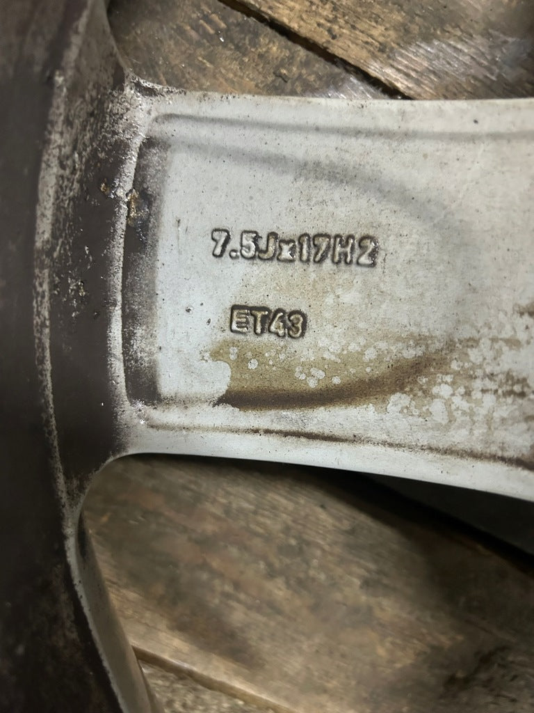 1x Alufelge 17 Zoll 7.5" 5x112 43ET 8E0601025AQ Audi Rim Wheel FEL9388946026hz