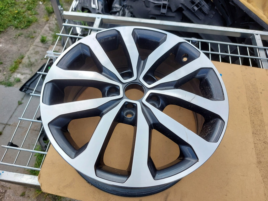 1x Alufelge 17 Zoll 7.0" 5x114.3 40ET Grau 40304770 Renault Megane 1 Iv FEL1859564571pf