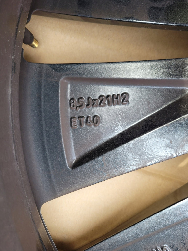 1x Alufelge 21 Zoll 8.5" 5x112 40ET Glanz Graphit 5LA601025BL Mg Enyaq Rim Wheel FEL7358098940hw
