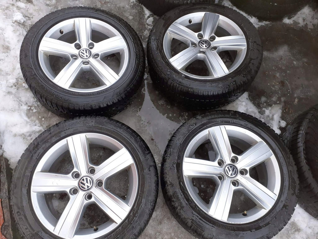 4x Alufelge 16 Zoll 6.5" 5x112 50ET 5K76010250 VW Rim Wheel FEL7008309375ul
