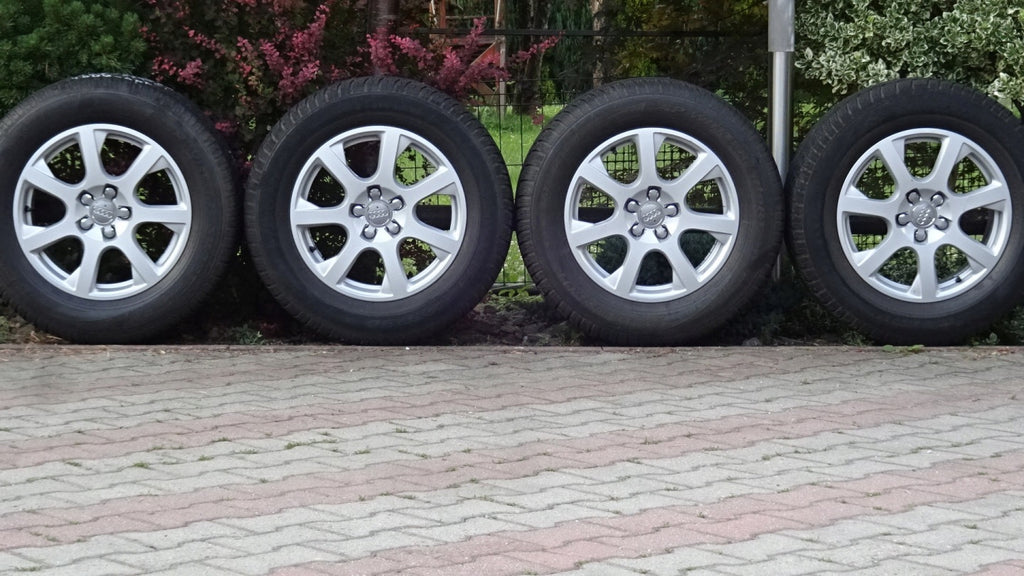 4x Alufelge 17 Zoll 7.0" 5x112 37ET Glanz Silber 8R0601025E Audi Q5 Q3 Rim Wheel FEL9548524252qn