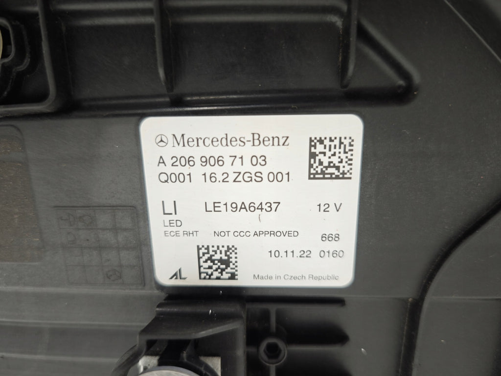 Frontscheinwerfer Mercedes-Benz W206 A2069066103 Full LED Links Headlight SCH4281624585sq