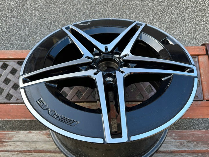 1x Alufelge 18 Zoll 9.0" 5x112 58ET Glanz Schwarz A2064016600 Mercedes-Benz W206 FEL2805762228ex