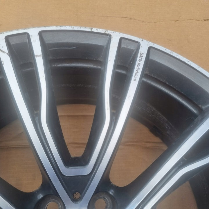1x Alufelge 21 Zoll 8.0" 5x112 30ET Glanz Graphit 8043670 BMW X3 G01 G02 Mg FEL7087633631ue