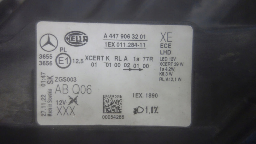 Frontscheinwerfer Mercedes-Benz A4479063201 LED Links Scheinwerfer Headlight SCH9256226093yo