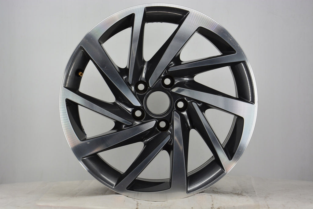 1x Alufelge 17 Zoll 7.0" 5x112 40ET Glanz Graphit 5NA601025P Mg Tiguan Rim Wheel