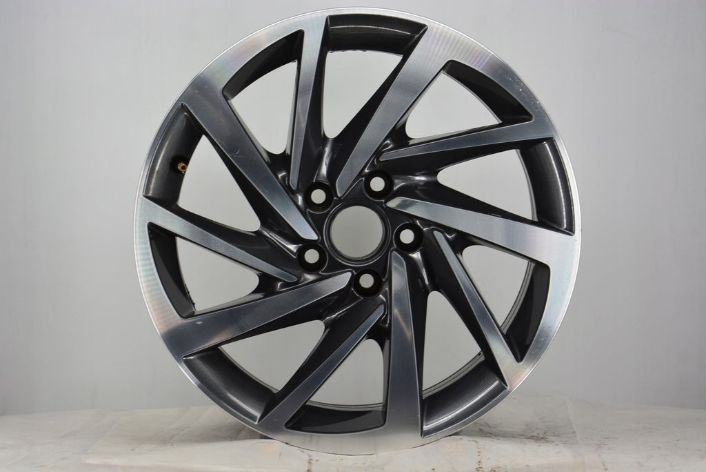 1x Alufelge 17 Zoll 7.0" 5x112 40ET Glanz Graphit 5NA601025P Mg Tiguan Rim Wheel FEL9545872078hy