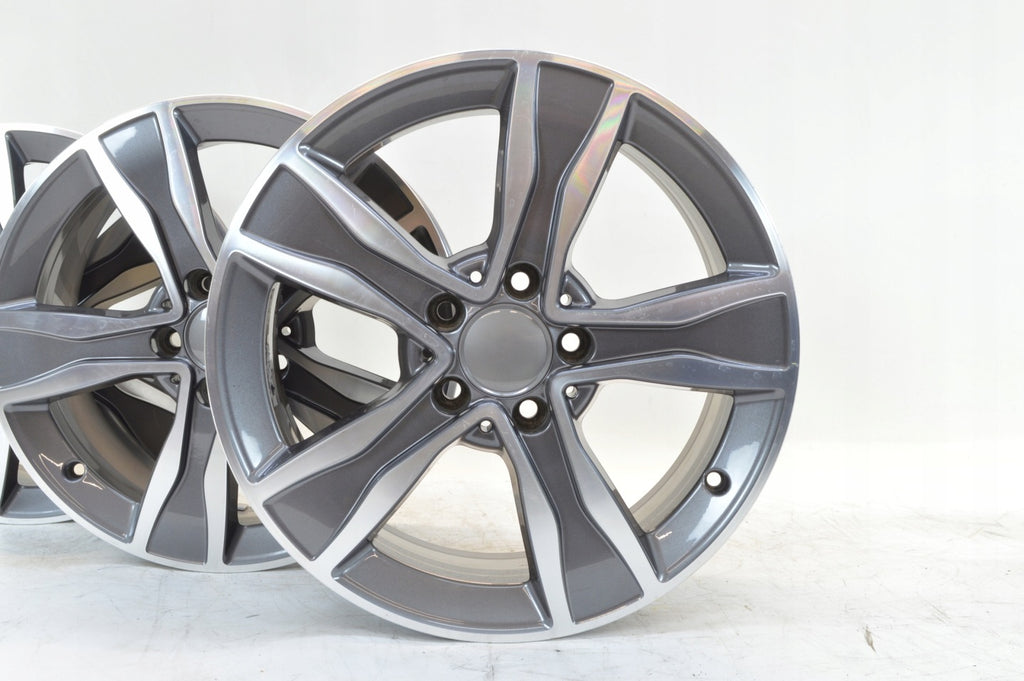 4x Alufelge 17 Zoll 7.0" 5x112 48 5ET Grau Mercedes-Benz W205 W204 Rim Wheel FEL7649458175ql